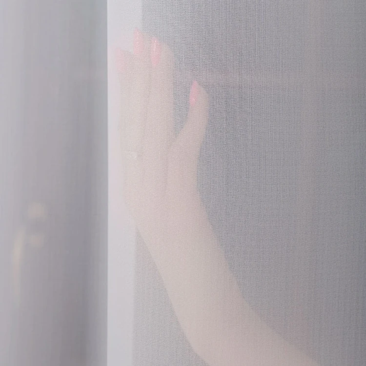 Firanka fantazyjna z ołowianką, wysokość 300cm, kolor biały