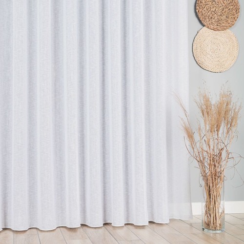 Firanka fantazyjna z ołowianką, wysokość 300cm, kolor biały