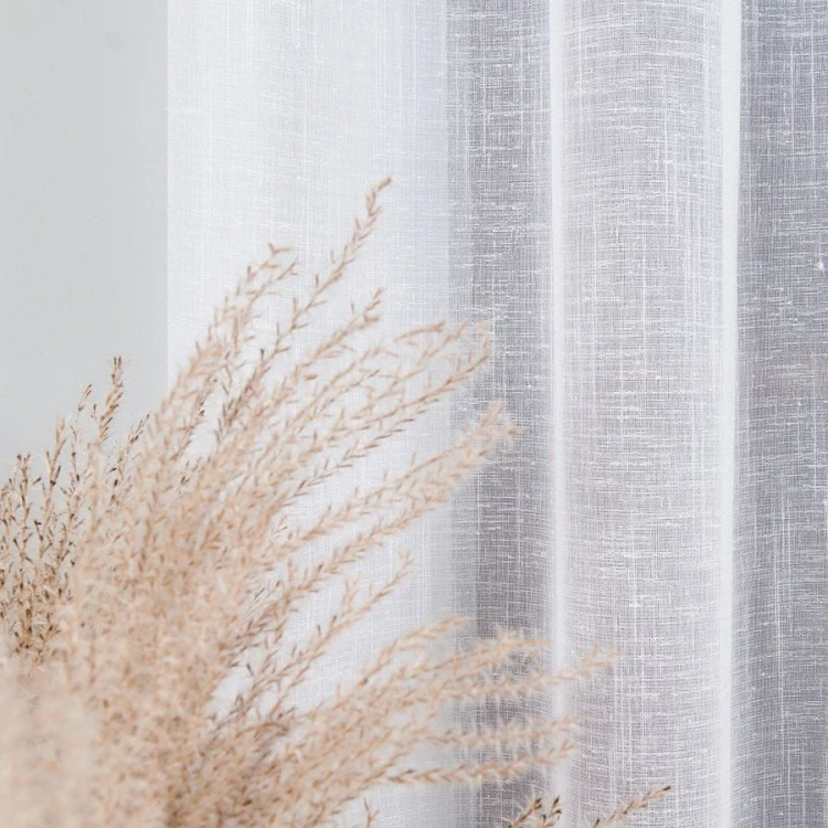 Firanka fantazyjna, wysokość 290cm, kolor biały