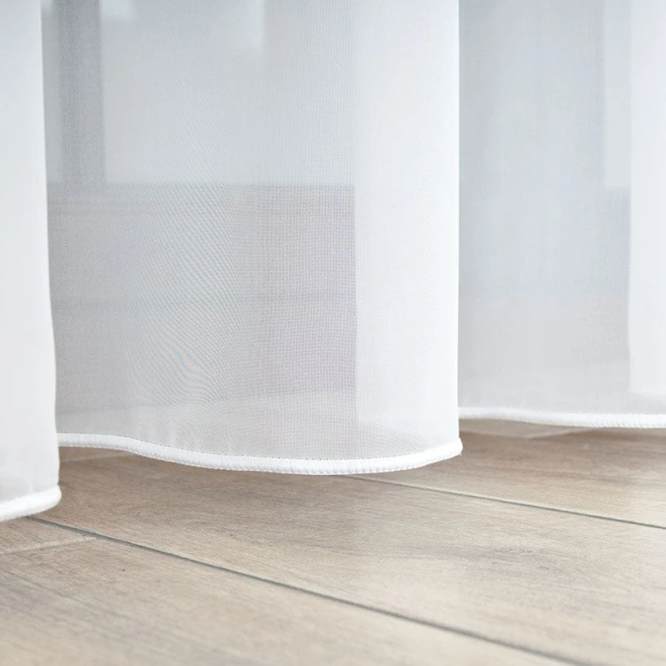 Woal premium z ołowianką, wysokość 300cm, kolor  biały