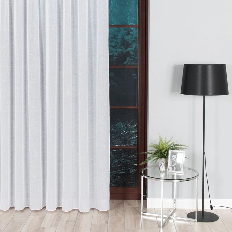 Firanka fantazyjna, wysokość 330cm, kolor biały