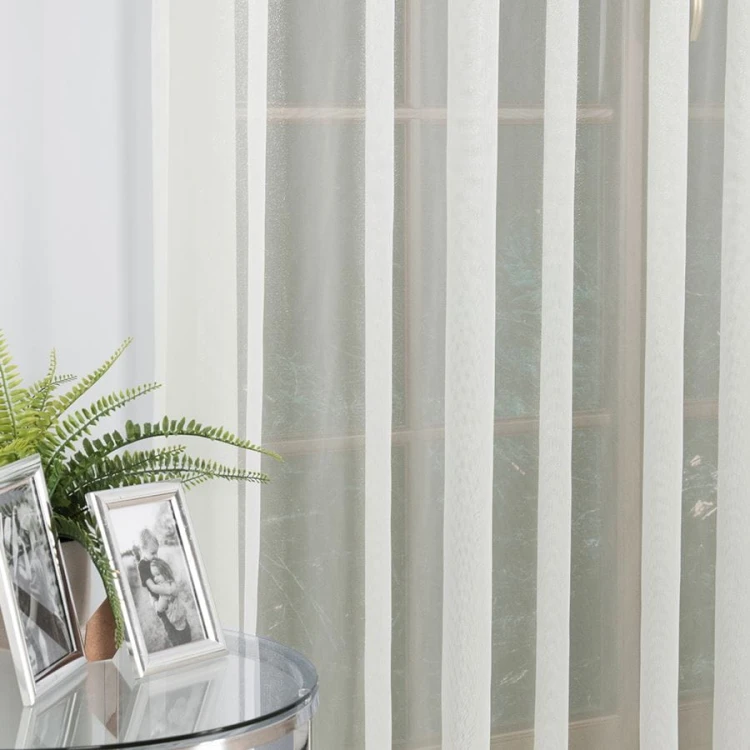 Firanka fantazyjna, wysokość 330cm, kolor kremowy