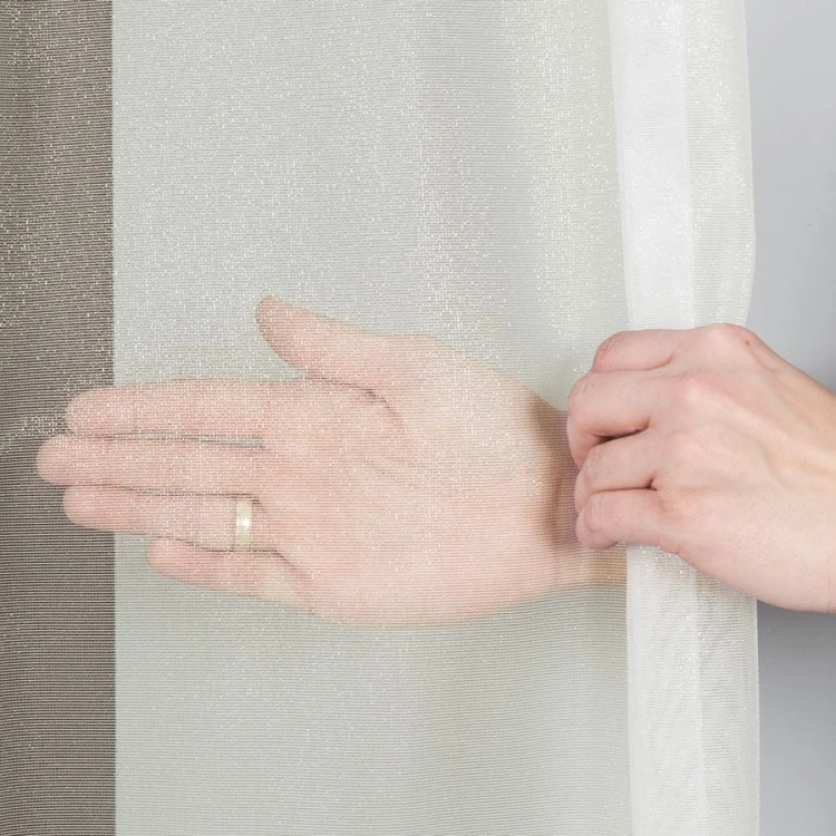 Firanka fantazyjna, wysokość 330cm, kolor kremowy