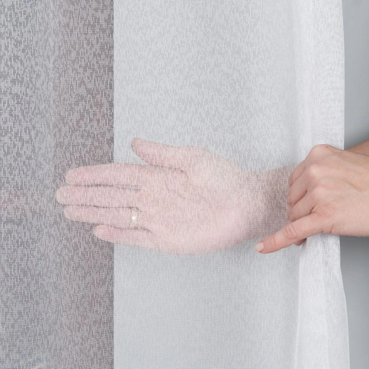 Firanka fantazyjna na markizecie z ołowianką, wysokość 330cm, kolor biały