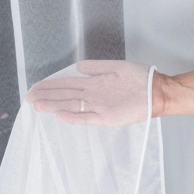 Firanka fantazyjna na markizecie z ołowianką, wysokość 330cm, kolor biały