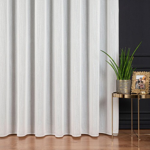 ELSA Firanka fantazyjna z ołowianką, wysokość 350cm, kolor ecru