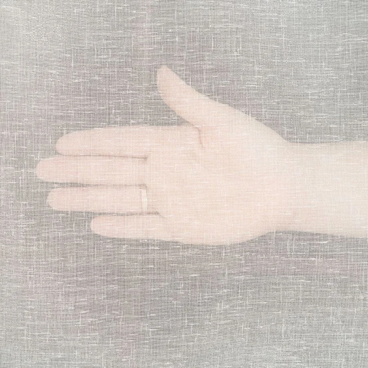 Firanka fantazyjna błyszcząca, wysokość 300cm, kolor kremowy