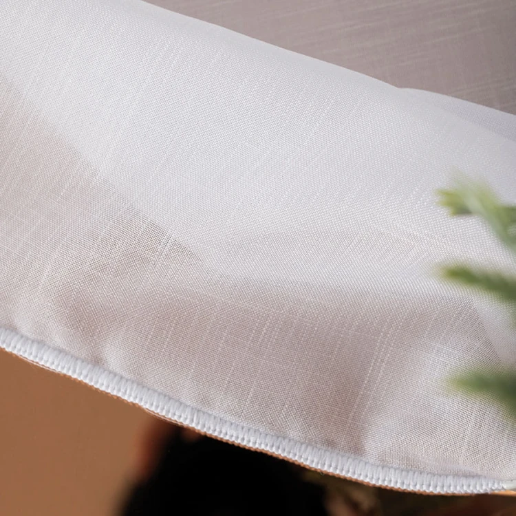 Firanka fantazyjna z ołowianką, wysokość 300cm, kolor biały