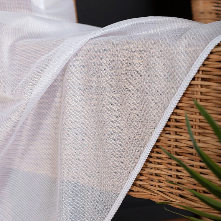 ROSA Firanka fantazyjna z ołowianką, wysokość 350cm, kolor biały