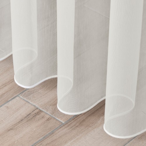 Firanka fantazyjna z ołowianką, wysokość 220cm, kolor off white