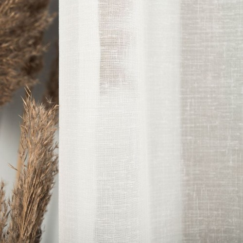 Firanka fantazyjna błyszcząca, wysokość 300cm, kolor kremowy