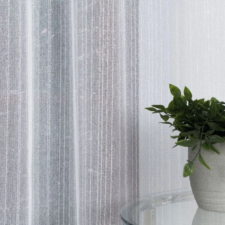 Firanka fantazyjna z ołowianką, wysokość 300cm, kolor biały