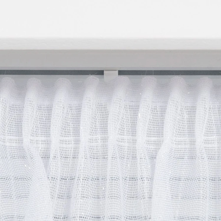 Firanka fantazyjna z ołowianką, wysokość 300cm, kolor biały