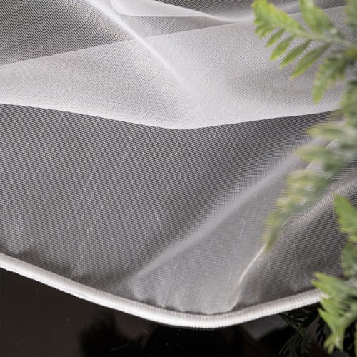 Firanka fantazyjna z ołowianką, wysokość 300cm, kolor biały