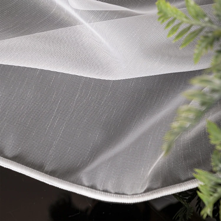 Firanka fantazyjna z ołowianką, wysokość 300cm, kolor biały