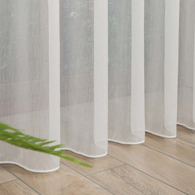 Firanka fantazyjna, wysokość 300cm, kolor kremowy