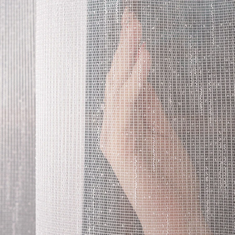 Firanka fantazyjna z ołowianką, wysokość 320 cm, kolor biały