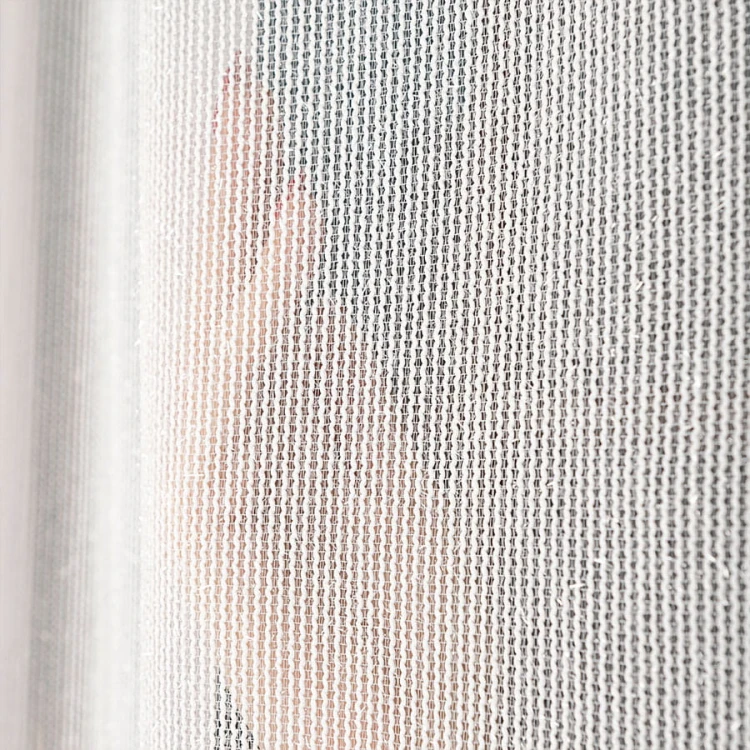 Firanka fantazyjna z ołowianką, wysokość 160 cm, kolor biały