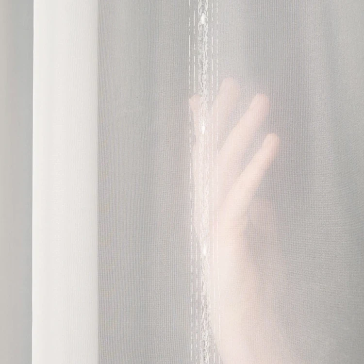 ROBIN Firanka z ołowianką, wysokość 300cm, kolor kremowy