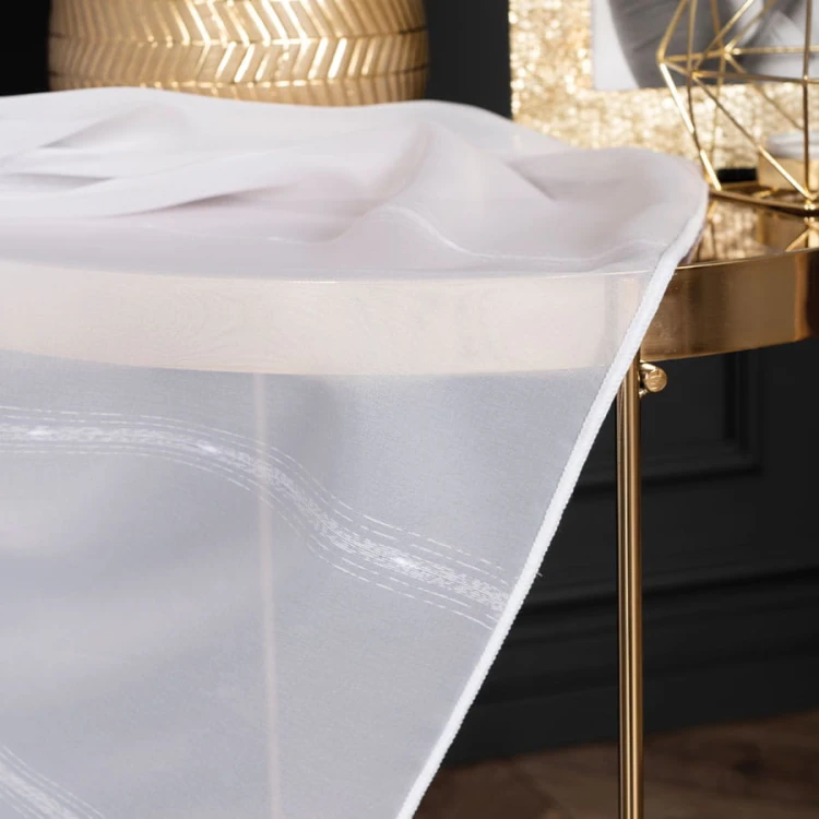 ROBIN Firanka z ołowianką, wysokość 300cm, kolor  biały