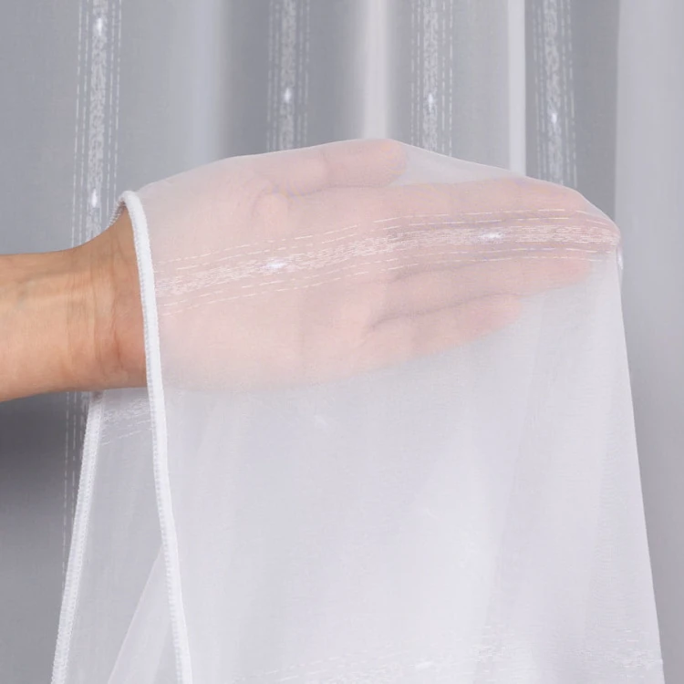 ROBIN Firanka z ołowianką, wysokość 300cm, kolor  biały