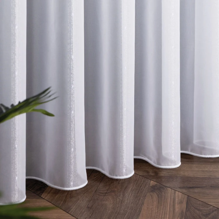 ROBIN Firanka z ołowianką, wysokość 300cm, kolor  biały