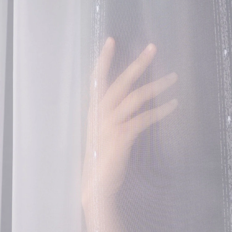 ROBIN Firanka z ołowianką, wysokość 300cm, kolor  biały