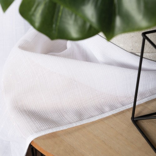 CHLOE Firanka z ołowianką, wysokość 300cm, kolor biały