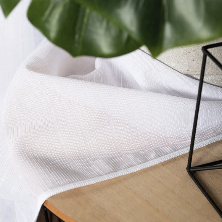 CHLOE Firanka z ołowianką, wysokość 300cm, kolor biały