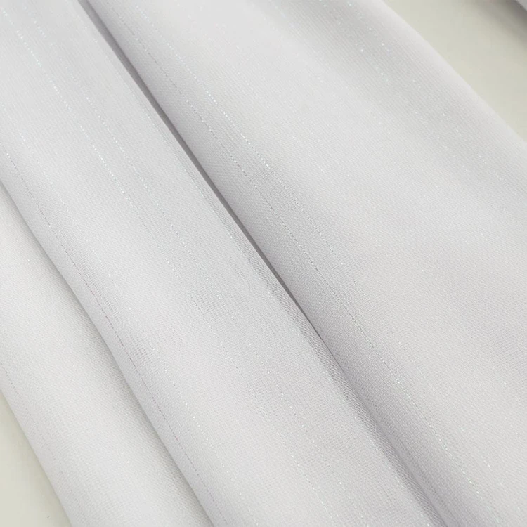 Firanka fantazyjna z ołowianką, wysokość 300cm, kolor biały z neonową nitką