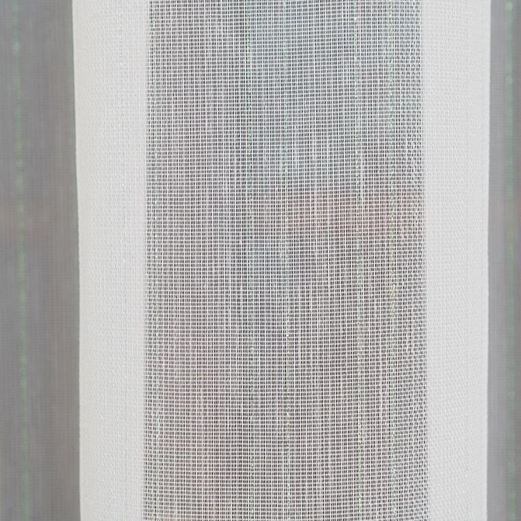 Firanka fantazyjna z ołowianką, wysokość 300cm, kolor biały z neonową nitką