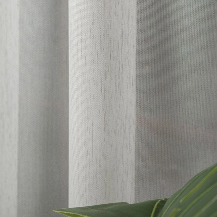 Firanka fantazyjna z ołowianką, wysokość 300cm, kolor szary