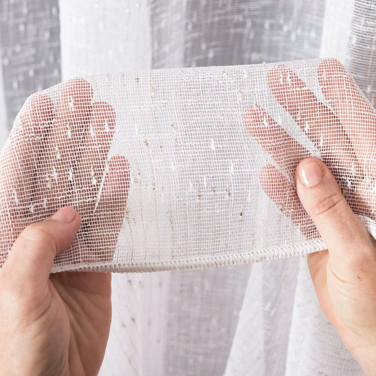 Firanka z ołowianką, wysokość 295cm,