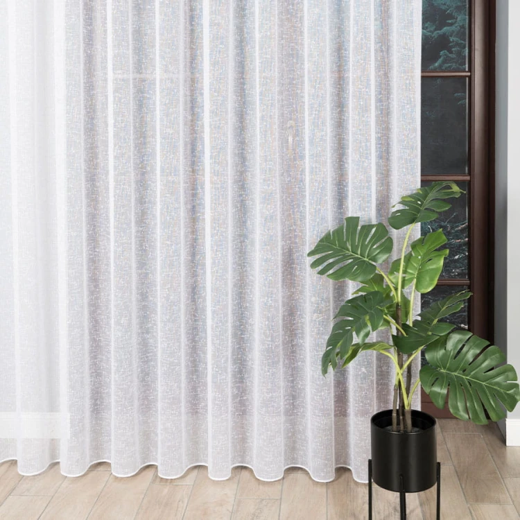 Firanka z ołowianką, wysokość 295cm,