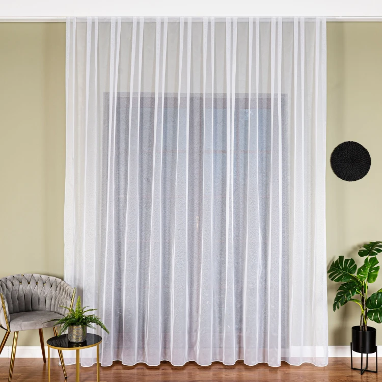 Firanka fantazyjna, wysokość 300cm, kolor biały