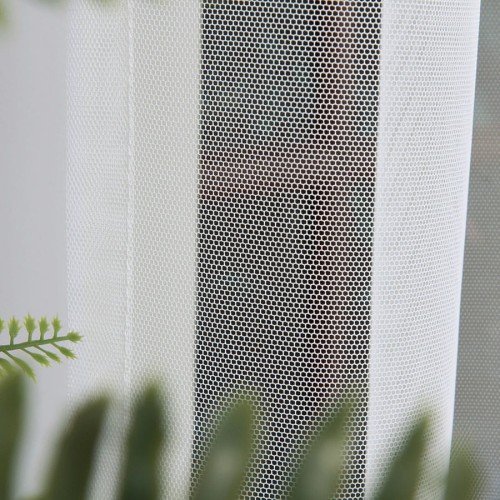 Firanka grecki tiul, wysokość 320cm, kolor kremowy