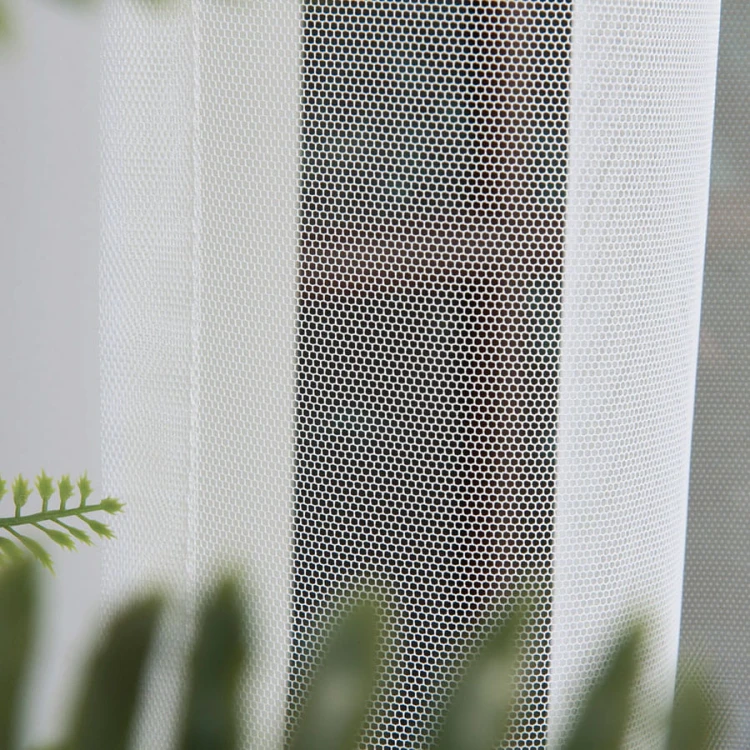 Firanka grecki tiul, wysokość 320cm, kolor kremowy