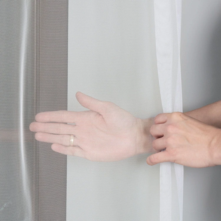 Firanka grecki tiul, wysokość 320cm, kolor kremowy