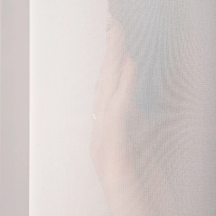 Firanka fantazyjna z ołowianką, wysokość 300cm, kolor biały