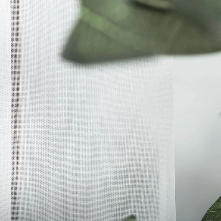 Firanka fantazyjna z ołowianką, wysokość 300cm, kolor biały