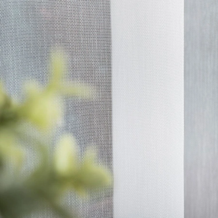 Firanka fantazyjna z ołowianką, wysokość 300cm, kolor biały