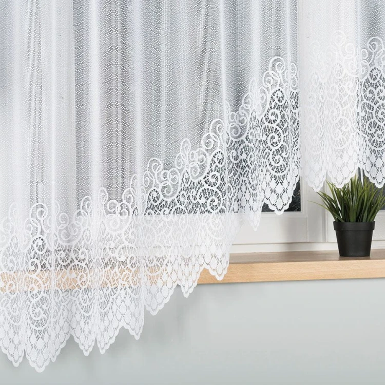VIOLETTA Firanka żakardowa gotowa, szerokość 300 x wysokość 180cm, kolor biały