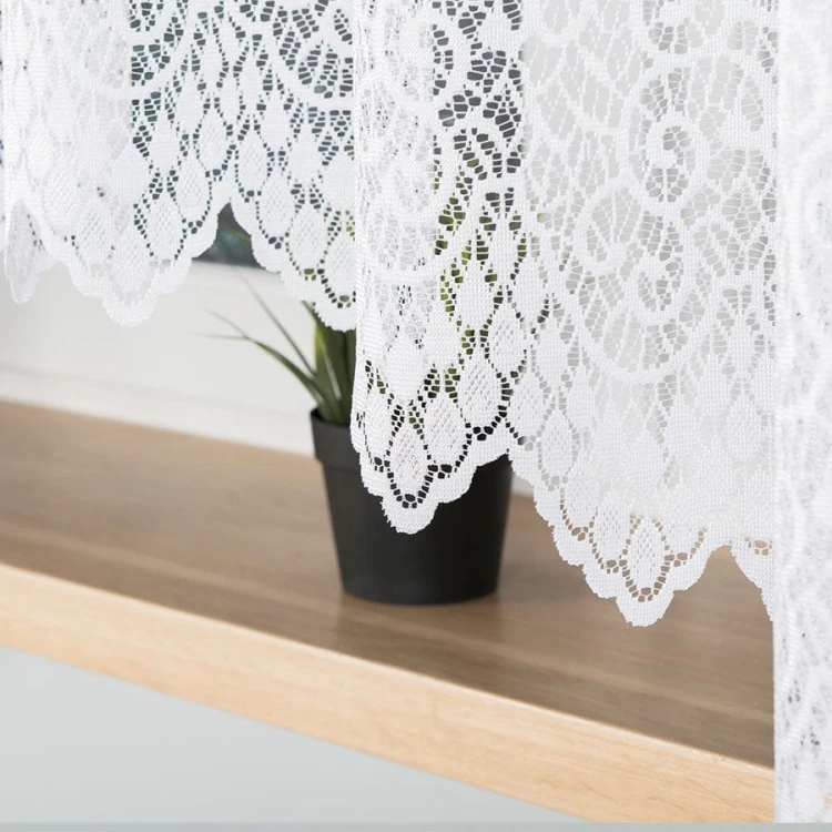 VIOLETTA Firanka żakardowa gotowa, szerokość 300 x wysokość 180cm, kolor biały