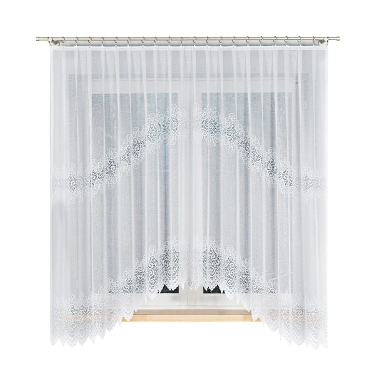VIOLETTA Firanka żakardowa gotowa, szerokość 300 x wysokość 180cm, kolor biały