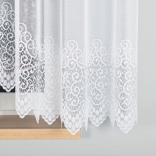 VIOLETTA Firanka żakardowa gotowa, szerokość 400 x wysokość 160cm, kolor biały