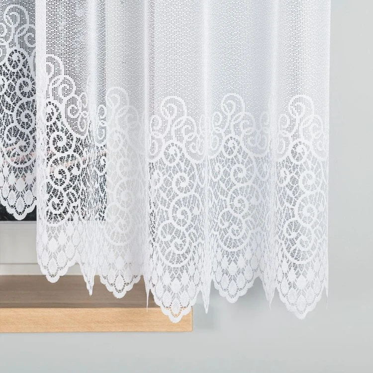 VIOLETTA Firanka żakardowa gotowa, szerokość 400 x wysokość 160cm, kolor biały