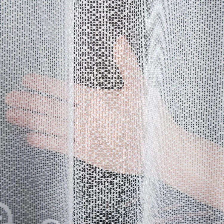 VIOLETTA Firanka żakardowa gotowa, szerokość 400 x wysokość 160cm, kolor biały