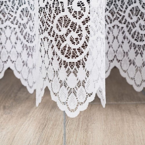 VIOLETTA Firanka żakardowa gotowa, szerokość 200 x wysokość 250cm, kolor biały