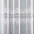 VIOLETTA Firanka żakardowa gotowa, szerokość 200 x wysokość 250cm, kolor biały
