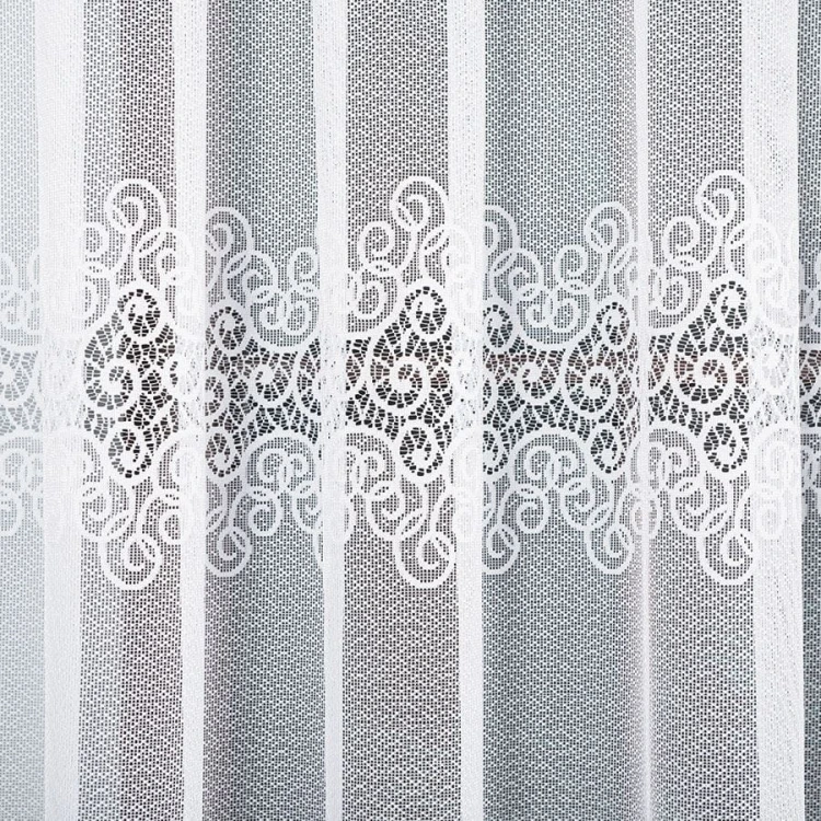 VIOLETTA Firanka żakardowa gotowa, szerokość 200 x wysokość 250cm, kolor biały
